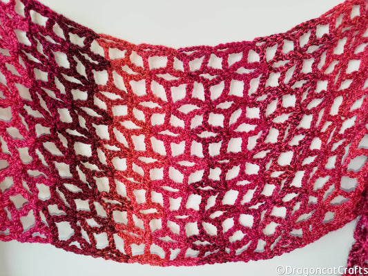 Flowy Rectangle Lace Shawl