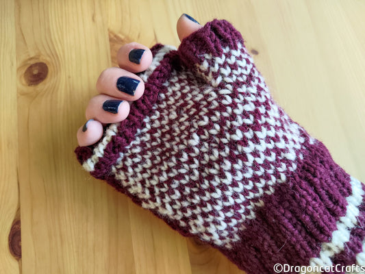 Fair Isle Mittens - Full & Fingerless