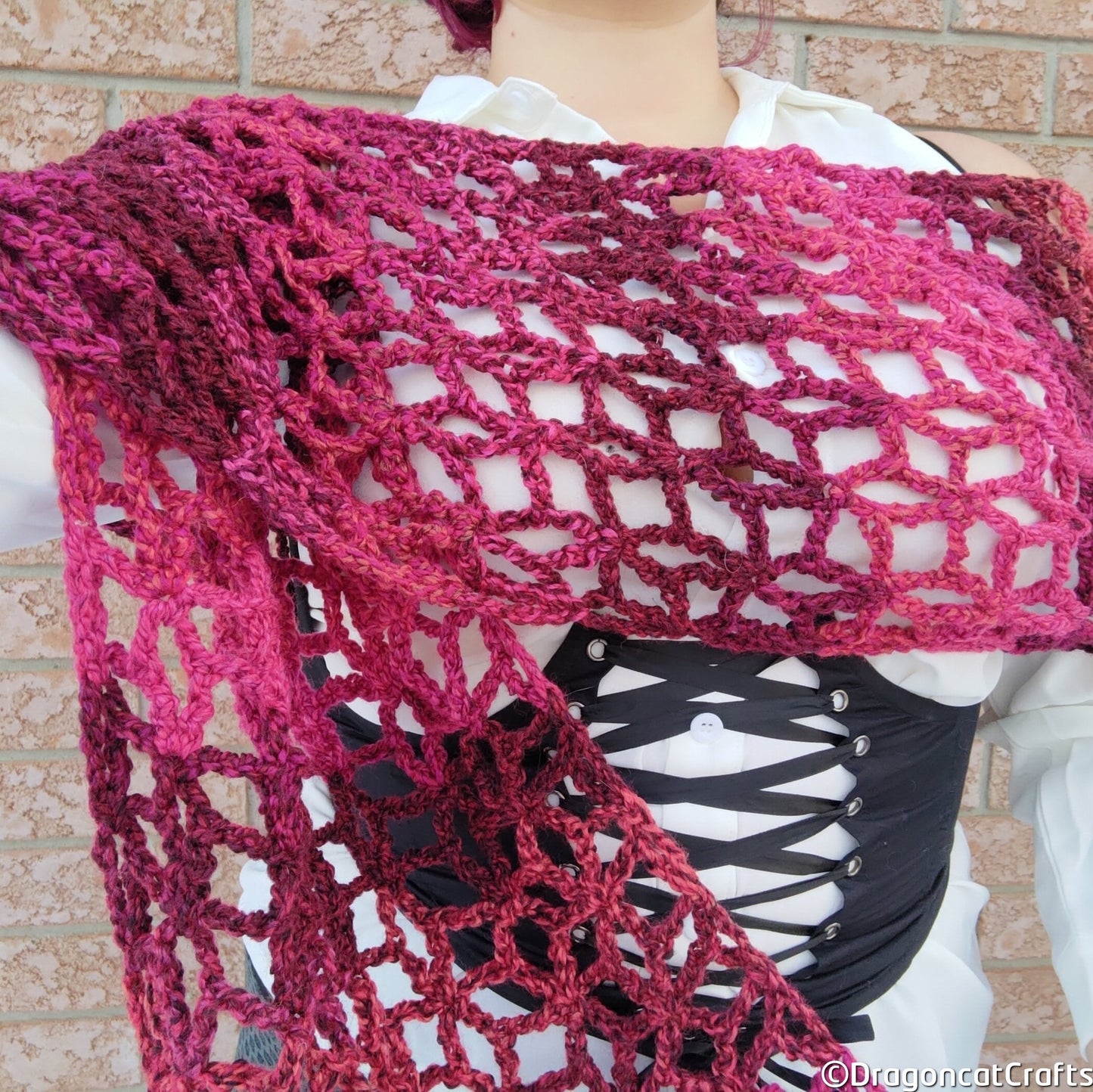 Flowy Rectangle Lace Shawl