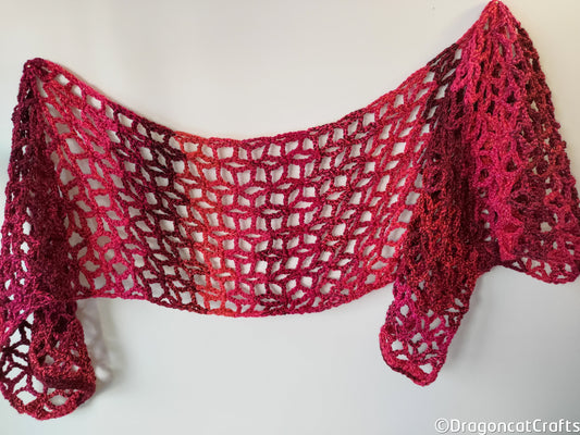 Flowy Rectangle Lace Shawl