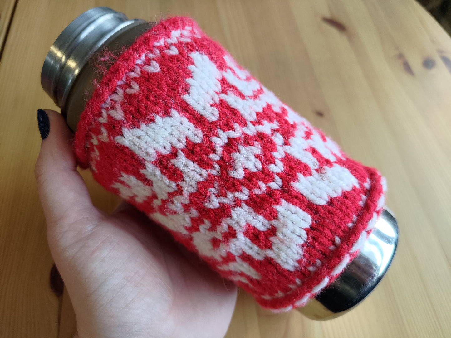 Snowflake Cup/Jar Cozy