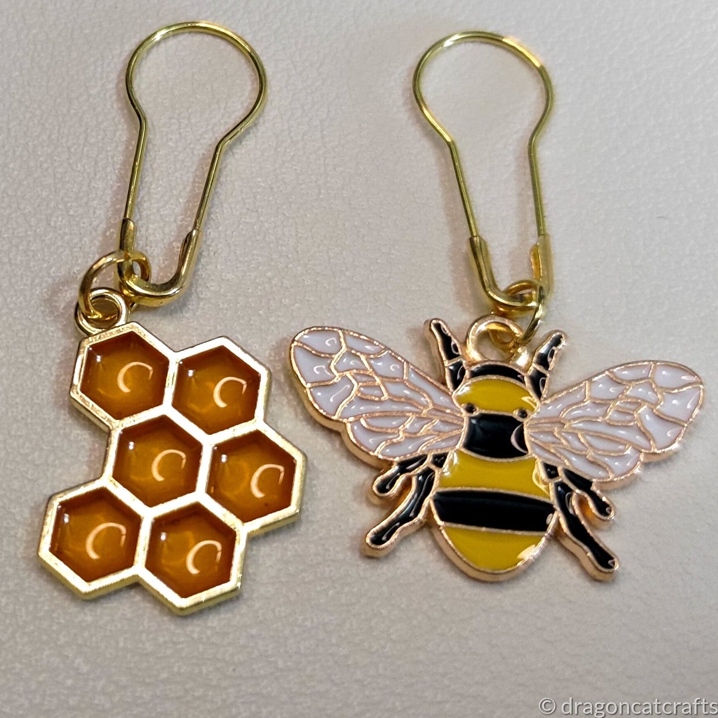 Spring Bee Stitch Markers - Set of 3